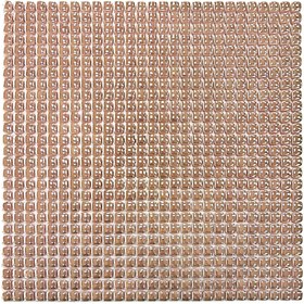 Resim MozaiKristaL Hobi ve Sanatsal çalışmalar için 10x10mm İnci, 31,5x31,5cm. Cam Mozaik. ( 1 File Karo Fiyatıdır ) 