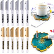 Resim Altın ve Gümüş Metal Kalem, Epoksi Reçine Kalıp Çizim Kalemleri, Vurgulayıcılar, Kalıcı İşaretleyiciler, El Yapımı, Okula Dönüş Sezonu, Okul Malzemeleri, Sevimli Kırtasiye, Kampüs Renkleri, İşaretleyiciler, Yazma Kalemleri 