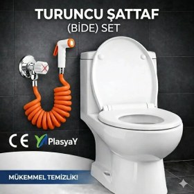Resim Plasyay Yerli Spiral Taharet Matik Turuncu 150 Cm 