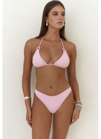 Resim Mai Collection Mai Studios Co. Samudra Düz Kesim Pembe Bikini Altı Pembe 