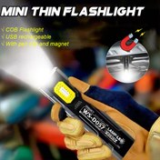 Resim 1 Adet Mini İnce El Feneri, Kuyruk Mıknatıslı, Şarj Edilebilir USB Torch Ev Acil Durum Lambası, COB Çalışma Işığı, Kalem Klipsli ve Şapka Kilitli ışık ile kampçılık, balık tutma, çalıştırma, köpek gezdirme, yürüyüş için, Acil Durum Aydınlatması,Taşınabilir Çalışma Lambası,Mini El Feneri,İnce Tasarım,Ayarlanabilir Parlaklık,Hafif Mühendislik,Güvenilir Yapı,Acil Durum Hazırlığı Yapanlar,Evcil Hayvan Sahipleri 