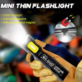 Resim 1 Adet Mini İnce El Feneri, Kuyruk Mıknatıslı, Şarj Edilebilir USB Torch Ev Acil Durum Lambası, COB Çalışma Işığı, Kalem Klipsli ve Şapka Kilitli ışık ile kampçılık, balık tutma, çalıştırma, köpek gezdirme, yürüyüş için, Acil Durum Aydınlatması,Taşınabilir Çalışma Lambası,Mini El Feneri,İnce Tasarım,Ayarlanabilir Parlaklık,Hafif Mühendislik,Güvenilir Yapı,Acil Durum Hazırlığı Yapanlar,Evcil Hayvan Sahipleri 