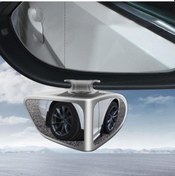 Resim Beyaz Araba Kör Nokta Aynası Çift Taraflı Şeffaf Cam 360 Dönebilen Evrensel Suv Kamyon Oto Sol 