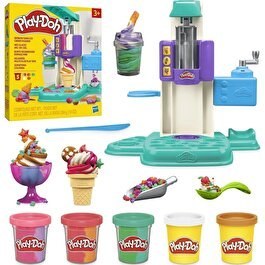 Resim Play Doh Rainbow Swirl İce Cream Playset 4754 