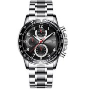 Resim Ochstın 6112 Erkekler Çok Fonksiyonlu İzle Moda Spor İş Takvimi Aydınlık Erkekler İzle Kuvars İzle Çelik Saat Gümüş Siyah Çok Renkli 