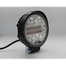 Resim ÇERAY Tekne Çalışma Lambası Led Yuvarlak Çakar Modlu 12/24V Su Geçirmez 