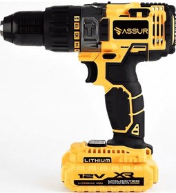 Resim 12V Çift Akülü Metal Şanzıman Taşıma Çantalı Led Işıklı Akülü Vidalama Şarjlı Matkap - 