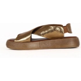 Resim Bueno Shoes Bronz Deri Kadın Düz Sandalet 01WE1902 01WE1902 