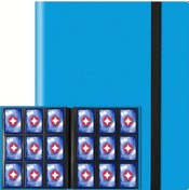 Resim Cloud011 9 Cebi Kart Dosyası Hafif Mavi 360 Derece Dayanıklı Koleksiyon Albümü Mtg Futbol Beyzbol 