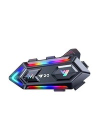 Resim Y20 Motor Kurye Kask Kulaklık Rgb Modlu Bluetooth Motosiklet Kulaklık 5.3 Bluetooth Interkom 15531367 
