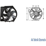 Resim Fan Motoru 12V Clio 1.4 1.5 Kango Megane 1.9 D 504626051 