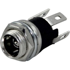 Resim Dc Jak Üstten Somunlu 2.1mm Somunlu Ø8mm Ic-258a 