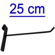 Resim 80 Adet 25 Cm Siyah Tel Pano Kancası, Aksesuar Kancası 