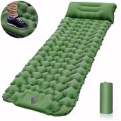 Resim Yastık ile Ekstra Geniş Şişme Kamp Matı - Taşınabilir, Nem Geçirmez Hava Pedli, Açık Hava Kullanımı İçin Hafif ve Katlanabilir, Yürüyüş ve Sırt Çantası İçin İdeal, Yürüyüş Aksesuarı|Sıcak Yastık Tasarımı|Şişme Kamp Matı, Kamp Aksesuarı 