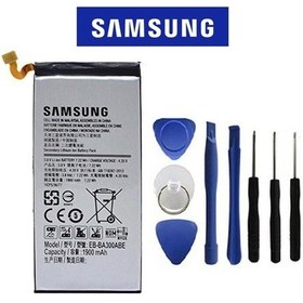 Resim Samsung A3 A300 Pil Batarya Eb-Ba300Abe ve Tamir Seti 