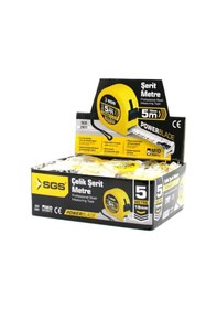 Resim 12 Adet 5mt X 19mt Stoplu Şerit Metre 5468 Standart 