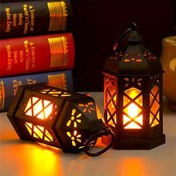 Resim 2/4/6/12 adet Vintage LED Fener Gece Lambaları, Pille Çalışan Floresan Lamba, ABS Malzeme, Şarj Edilemez, Noel, Tatil Partisi, Ev Dekoru için 