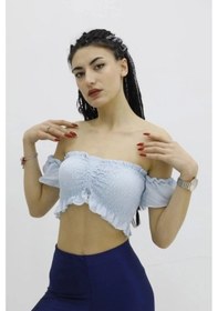 Resim Saklımoda Balon Kol Lastikli Büstiyer Bebemavi - P-019964 Çok Renkli 