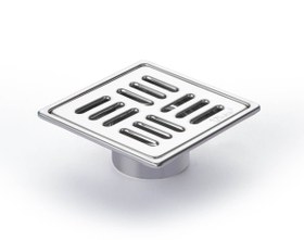 Resim Sukar Line/9 Çizgili Izgaralı Paslanmaz Çelik Kasalı Yer Süzgeci - 10x10 cm 
