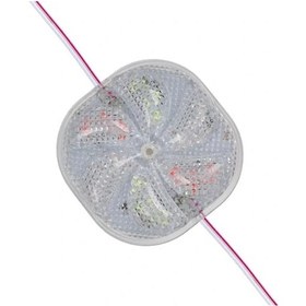 Resim Powermaster Pm-14703 12 Volt 3 Watt Karışık R+g+b Yanıp Sönen Çakar 6565-2835 Modül Led 65x65x12mm 