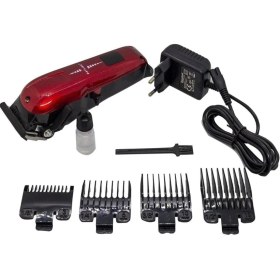 Resim Daylink RD-6018 Profesyonel Tıraş Makinesi Kablosuz Kullanım Kırmızı ve Altın Renk Seçenekleri 