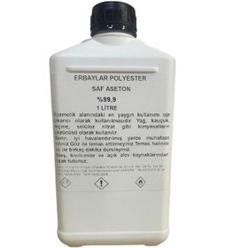 Resim Erbaylar Polyester Saf Aseton 1 L 