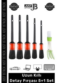 Resim DetayfÄ±rÃ§asÄ± FarklÄ± Boy Islak Kuru Otomobil Oto AraÃ§ Araba Klima Temizlik Detay FÄ±rÃ§asÄ± 5+1 Set 