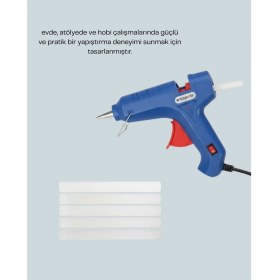 Resim Zero Land Lvsqvr 5 Silikon Hediyeli 40W Silikon Tabancası Ev ve Hobi Kullanımı 