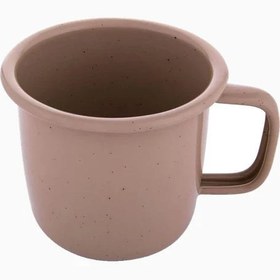 Resim Rolled Enamelware Mug 4’lü Emaye Kamp Kupası - Toz Pembe 