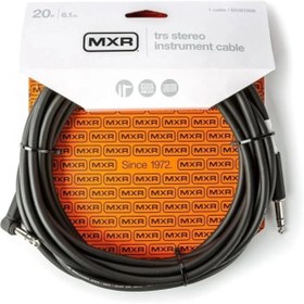 Resim AyrStore JIM Dunlop TRS Stereo Enstrüman Kablosu 20 Ayak | 6,1 m, 1/4 İnç Açılı Fiş (DCIST20R) 