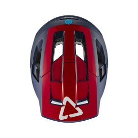 Resim Leatt MTB kask 4.0 AllMtn V21.1 beyaz kırmızı lacivert 