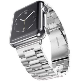 Resim Watch 38mm Kordon\u002Fkayış Paslanmaz Çelik Klipsli Metal Kordon Kayış 