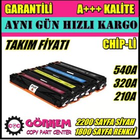 Resim Hp Color Laserjet Pro Cp 1525Nw Uyumlu Toner Takım (Ce320A) 