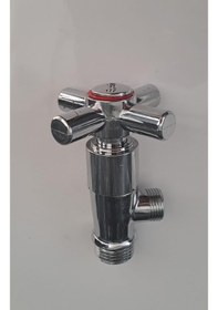 Resim Ekonomik Seri - Lüx Koç Baş Krom Taharat Musluğu 3/8 - Aç Kapa 