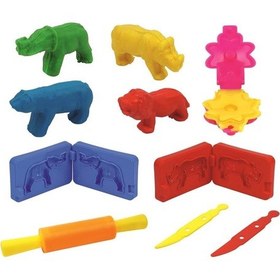 Resim 3d Orman Hayvanları Oyun Hamuru Seti 