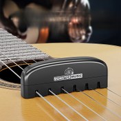 Resim 1 adet Gitar Teli Temizleyici ve Muffler - Paslanmaz, Kolay Bakım, İyileştirilmiş Ses Kalitesi, Siyah, Dayanıklı Plastik, Gitar Temizliği ve Bakımı için İdeal, Gitar Bakım Aracı | Şık Siyah Tasarım | Dayanıklı Plastik Muffler, Gitar Aksesuarları 