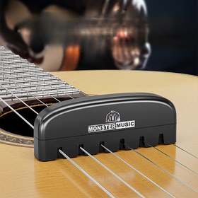 Resim 1 adet Gitar Teli Temizleyici ve Muffler - Paslanmaz, Kolay Bakım, İyileştirilmiş Ses Kalitesi, Siyah, Dayanıklı Plastik, Gitar Temizliği ve Bakımı için İdeal, Gitar Bakım Aracı | Şık Siyah Tasarım | Dayanıklı Plastik Muffler, Gitar Aksesuarları 