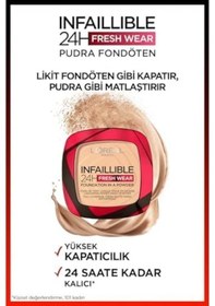 Resim Infaillible 24h Fresh Wear Pudra Fondöten 40 Cashmere 0 78845926 