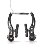 Resim Neevoyu Bisiklet V-fren Seti - Dayanıklı Metal Kılavuzlar Ve Yedek Fren Balataları İçerir 13 Cm 