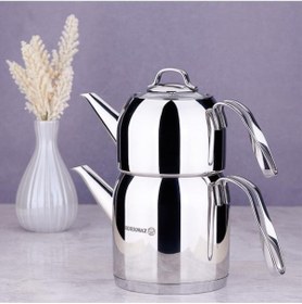 Resim Korkmaz A191 Steama Çaydanlık Takımı 