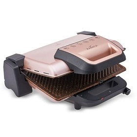 Resim Granit 2000 W Rosegold Izgara ve Tost Makinesi 