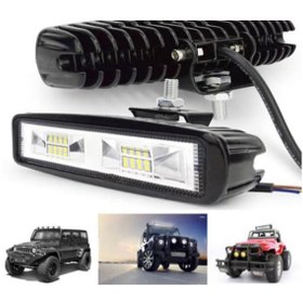 Resim Rock Off Road Sis Lamba 6led 48w Ultra Işık Sis Lambası Ledli 2'li Set 