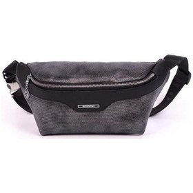 Resim Silver Polo Sp1192 Kadın Bel Çantası Petek M.gümüş-siyah 
