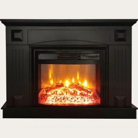 Resim Dlc 1116 1800 Watt Siyah Elektrikli Dekoratif Şömine Fanlı Isıtıcı 