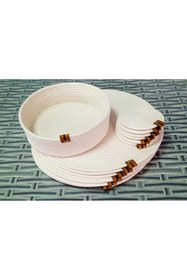 Resim Shop a Way 13 PARÇA AMERİCAN SERVİS EKMEK SEPETİ SETİ 