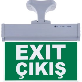 Resim Evimdeyokyok SG071-D2 Çift Yönlü Acil Yönlendirme Armatürü (Askı Aparatlı) Exit Çıkış 