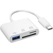 Resim Teltree Usb-c 3 Lü Kart Okuyucu: Sd, Micro Sd Ve Usb Bağlantısı İle Hızlı Veri Transferi, Macbook, İpad Pro Uyumlu 