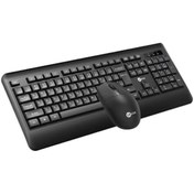 Resim ALFA AKSESUAR 03 LENOVO LECO-KW202 Kablosuz Klavye Mouse Set Siyah 