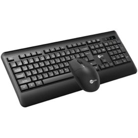 Resim ALFA AKSESUAR 03 LENOVO LECO-KW202 Kablosuz Klavye Mouse Set Siyah 