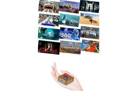 Resim Vrbox Sanal Gerçeklik Gözlüğü Ar-Vr Küpü Eğlence İçerik Paketi 360 Derece Uyumluluk 